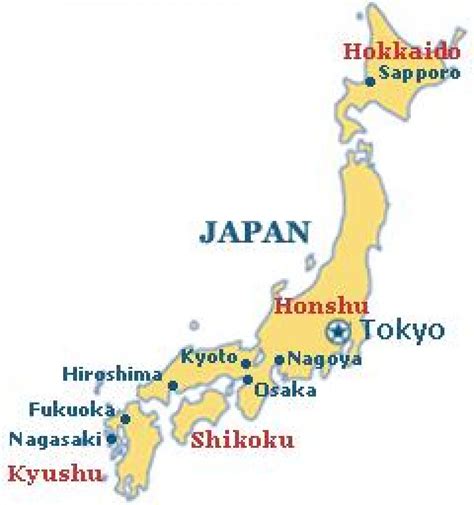 main cities of japan